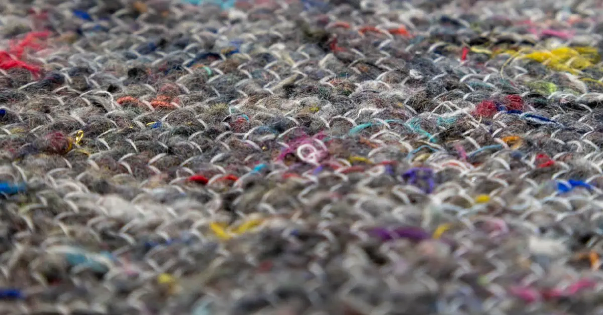 Close up a a textile fabric